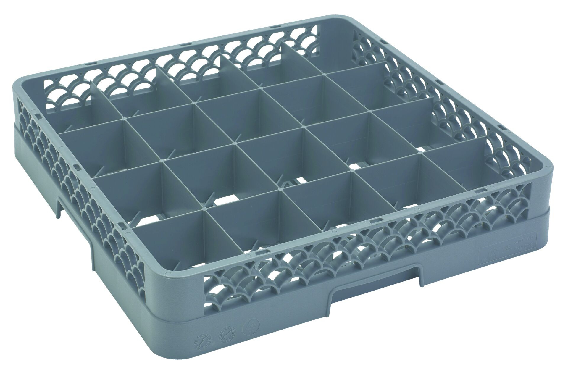 Tassenkorb/Gläserkorb 20 Fächer Grundkorb